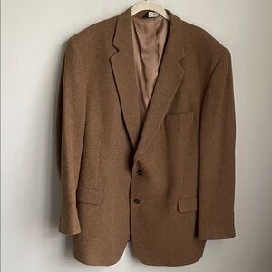 Jos A. Bank Camel Hair Sport Coat Size 50L